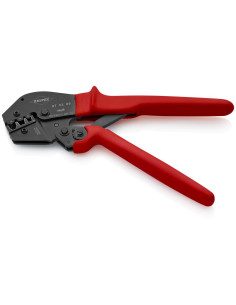 Knipex Клещи за кримпване на кабелни накрайници 10-25мм2, закалени, синьо-червена ръкохватка 250мм, с пружина, - K975209 - Цена  2