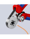 Knipex Клещи автоматични за кримпване на кабелни накрайници 0.08-16мм2 квадрат, хромирани, ръкохватка 180мм, с пружина,  - K9755 - 4