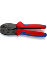 Knipex Клещи за кримпване на кабелни накрайници 0.25-6мм2, закалени, синьо-червена ръкохватка 220мм, с пружина,  - K975238 - 2
