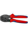 Knipex Клещи за кримпване на кабелни накрайници 0.25-6мм2, закалени, синьо-червена ръкохватка 220мм, с пружина,  - K975238 - 3