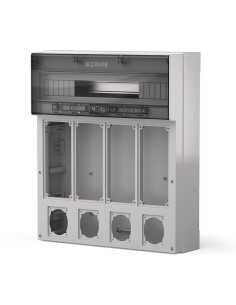 Scame Табло за индустриални контакти и DIN модули IP65, UV, серия Proxima (24 DIN и 4х16A или 32A с блокировка и 4х Шуко) - 573 