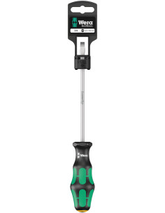 Wera Отвертка шлиц 1.2x6.5x150, зелено-черна ръкохватка, 334 Kraftform Plus блистер - W100030 - Цена | LEDs4economy