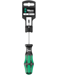 Wera Отвертка TX 15x80, зелено-черна ръкохватка, 367 Kraftform Plus блистер - W100061 - Цена | LEDs4economy