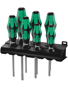 Wera Комплект отвертки, 7x TX, магнитна глава, 367/7 Kraftform Plus - W223161 - Цена | LEDs4economy