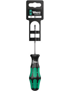 Wera Отвертка PZ 1x80, зелено-черна ръкохватка, 355 Kraftform Plus блистер - W100056 - Цена | LEDs4economy