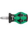 Wera Отвертка PH 3x25, зелено-черна ръкохватка, 350 Kraftform Stubby - W008852 - Цена | LEDs4economy