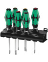 Wera Комплект отвертки, 2x шлиц, 2x PH и 2x PZ, 3xx/6 Kraftform Plus - W105622 - Цена | LEDs4economy