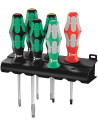 Wera Комплект отвертки, 2x шлиц, 2x PH и 2x квадрат, 3xx/6 Kraftform Plus - W347778 - Цена | LEDs4economy