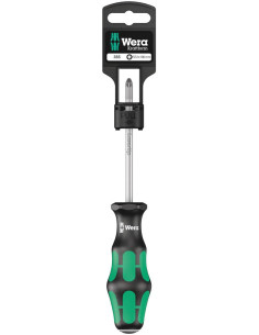 Wera Отвертка PZ 2x100, зелено-черна ръкохватка, 355 Kraftform Plus блистер - W100057 - Цена | LEDs4economy