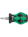Wera Отвертка PH 1x25, зелено-черна ръкохватка, 350 Kraftform Stubby - W008850 - Цена | LEDs4economy