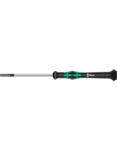 Wera Отвертка шлиц 0.60x3.5x80, зелено-черна ръкохватка, 2035 Kraftform Micro - W118012 - Цена | LEDs4economy
