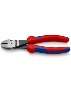 Knipex Клещи диагонални резачки усилени, синьо-червена ръкохватка 180мм, - K7402180 - Цена | LEDs4economy