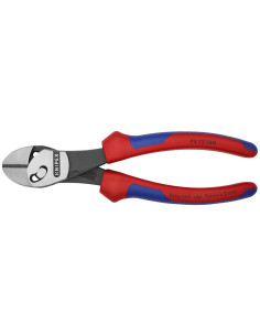 Knipex Клещи диагонални резачки усилени TwinForce, синьо-червена ръкохватка 180мм, - K7372180 - Цена | LEDs4economy