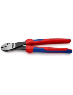 Knipex Клещи диагонални резачки под ъгъл 25˚ усилени, синьо-червена ръкохватка 250мм, - K7422250 - Цена | LEDs4economy