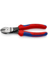 Knipex Клещи диагонални резачки усилени, синьо-червена ръкохватка 180мм, с отваряща пружина, - K7412180 - Цена | LEDs4economy