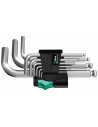 Wera Комплект шестограми къси, 9х (1.5…10), в щипка, 950 PKS L-key Chrome - W133163 - Цена | LEDs4economy