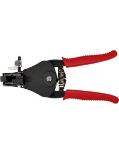 Knipex Клещи заголващи прецизни, жило Ø0.5-2мм, червена ръкохватка 180мм, с отваряща пружина, - K1211180 - Цена | LEDs4economy