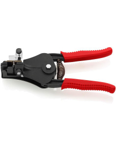 Knipex Клещи заголващи прецизни, жило Ø0.5-6мм, червена ръкохватка 180мм, с отваряща пружина, - K1221180 - Цена | LEDs4economy