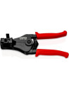 Knipex Клещи заголващи прецизни, жило Ø0.5-6мм, червена ръкохватка 180мм, с отваряща пружина,  - K1221180 - 3