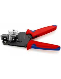 Knipex Клещи заголващи прецизни, жило Ø0.03-2.08мм, синьо-червена ръкохватка 195мм, с отваряща пружина, - K121202 - Цена | LEDs4