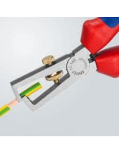 Knipex Клещи заголващи универсални, жило Ø5-10мм, синьо-червена ръкохватка 160мм, с отваряща пружина, - K1102160 - Цена | LEDs4e 2