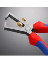 Knipex Клещи заголващи универсални, жило Ø5-10мм, синьо-червена ръкохватка 160мм, с отваряща пружина,  - K1102160 - 3