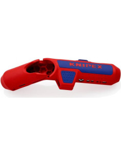 Knipex Универсален инструмент за заголване на кабели ErgoStrip, лява ръкохватка 135мм, с фиксатор, - K169502SB - Цена | LEDs4eco
