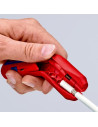 Knipex Универсален инструмент за заголване на кабели ErgoStrip, лява ръкохватка 135мм, с фиксатор,  - K169502SB - 2