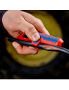 Knipex Универсален инструмент за заголване на кабели ErgoStrip, лява ръкохватка 135мм, с фиксатор,  - K169502SB - 13