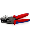 Knipex Клещи заголващи прецизни, жило Ø4-10мм, синьо-червена ръкохватка 195мм, с отваряща пружина,  - K121212 - 4