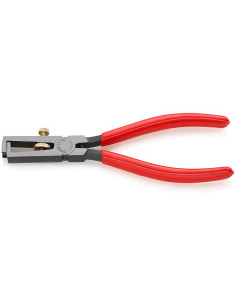 Knipex Клещи заголващи универсални, жило Ø5-10мм, червена ръкохватка 160мм, с отваряща пружина, - K1101160 - Цена | LEDs4economy