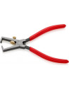 Knipex Клещи заголващи универсални, жило Ø5-10мм, червена ръкохватка 160мм, с отваряща пружина,  - K1101160 - 3