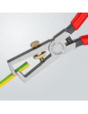 Knipex Клещи заголващи универсални, жило Ø5-10мм, червена ръкохватка 160мм, с отваряща пружина,  - K1101160 - 7