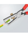 Knipex Клещи заголващи универсални, жило Ø5-10мм, червена ръкохватка 160мм, с отваряща пружина,  - K1101160 - 12