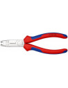 Knipex Клещи заголващи и резачки, хромирани, изолация до Ø10мм, синьо-червена ръкохватка 165мм,  - K1345165 - 2
