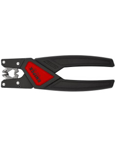 Knipex Клещи заголващи автоматични, черно-фосфатирани, плосък кабел Ø0.75-2.5мм, ръкохватка 180мм, с отваряща пружина, - K12641 