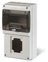 Scame Табло за индустриални контакти и DIN модули IP66, UV, PG и М вход, серия Domino (8 DIN и 1х16A или 32A) - 672.2301 - Цена 