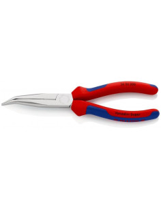 Knipex Клещи резачки с извит дълъг остър връх, хромирани, синьо-червена ръкохватка 200мм, - K2625200 - Цена | LEDs4economy