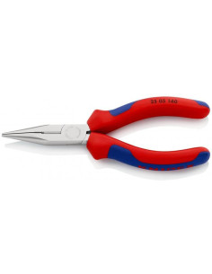 Knipex Клещи резачки с остър връх, хромирани, синьо-червена ръкохватка 140мм, - K2505140 - Цена | LEDs4economy