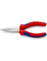 Knipex Клещи резачки с остър връх, хромирани, синьо-червена ръкохватка 140мм, - K2505140 - Цена | LEDs4economy