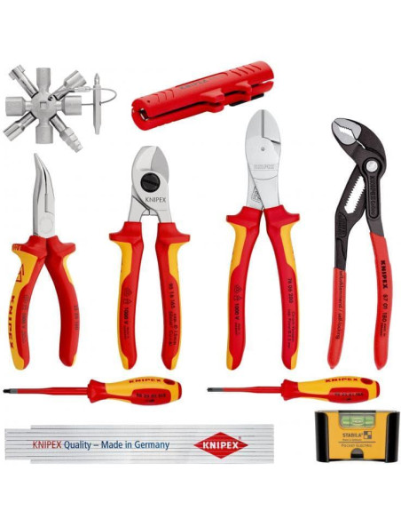 Knipex Комплект Electro 1 с 10 бр. инструменти VDE 1000V за 