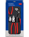 Knipex Комплект с 3 бр. клещи - комбинирани 180мм (K0201180), резачки 160мм (K7401160), Cobra 250мм (K8701250), - K002010 - Цена