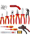 Knipex Комплект Electro 2 с 13 бр. инструменти VDE 1000V за електротехници, - K002090V02 - Цена | LEDs4economy