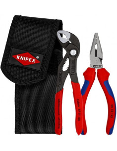 Knipex Комплект с 2 бр. клещи - Cobra 150мм (K8701150), комбинирани 145мм (K0822145), калъф (K001972LE) - K002072V06 - Цена | LE