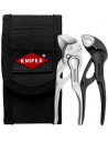 Knipex Комплект с 2 бр. клещи - Cobra 100мм (K8700100), раздвижени 100мм (K8604100), калъф (K001972LE) - K002072V04XS - Цена | L