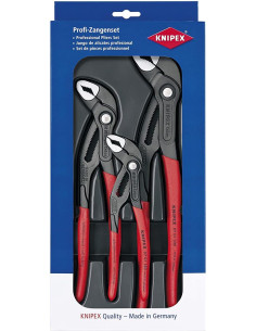 Knipex Комплект с 3 бр. клещи Cobra - 180мм (K8701180), 250мм (K8701250), 300мм (K8701300), - K002009V02 - Цена | LEDs4economy 2