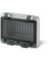 Scame Капак за 8 DIN IP65 серия GOMMA гумирано - 654.0140-08 - Цена | LEDs4economy