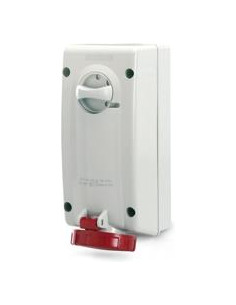 Scame Промишлен контакт 3P+N+Е 32A IP66/67 с механична блокировка серия Advance 2 - 561.3287 - Цена | LEDs4economy