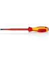 Knipex Отвертка шлиц 6.5 Slim, VDE 1000V жълто-червена ръкохватка 262мм, - K982065SL - Цена | LEDs4economy