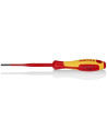 Knipex Отвертка шлиц 3.5 Slim, VDE 1000V жълто-червена ръкохватка 202мм, - K982035SL - Цена | LEDs4economy